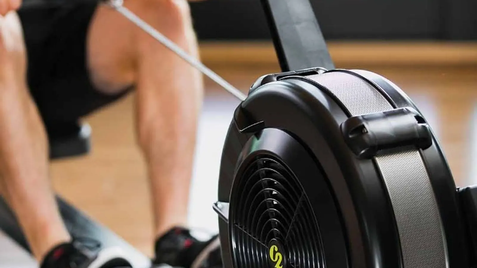 Un rameur Concept2, matériel distribué par Incept Sport